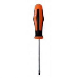 Groz SCDR/H/FL4/100 Slotted Tip Hex Shank Screwdriver, Size 4 x 100mm, Material S2 Steel, Hardened 58 - 62HRC