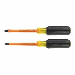 Groz SCDR/PA/FL6/PH2/150/I Insulated 2 in 1 Acetate Screwdriver, Size FL6 x PH2 x 150mm, Hardened 54 - 58HRC