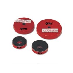 Ozar AMP-0657 Shallow Ceramic Magnet, Height 9.50 mm, Dia 50.8 mm