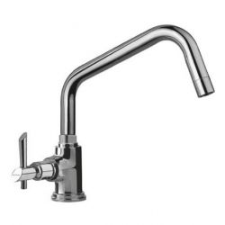 Hindware F110034 Sink Cock With Extended Swivel Spout, Finsih Chrome