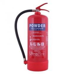 Firecon Dry Chemical Powder (DCP) Squeeze Grip Cartridge Operated Type Fire Extinguisher, Capacity 9kg