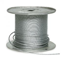 CRANLIK SWR-6mm, 7*19 Tested Steel Wire Rope (Galvanised), Size 7 x 19mm, Dia 6mm, Weight 137kg