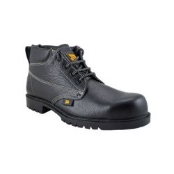 JCB Heatmax Safety Shoes, Upper Full Grain Textured Leather