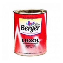 Berger 000 Luxol Hi-Gloss Enamel, Capacity 0.5l, Color Broken White