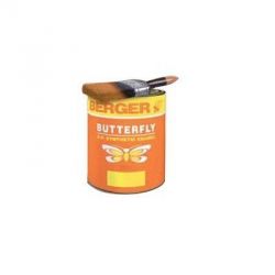 Berger 002 Butterfly G.P. Synthetic Enamel, Capacity 4l, Color Signal Red