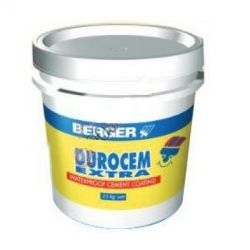 Berger 019 Durocem Extra Waterproof Cement Coating, Weight 25kg, Color Light Biscuit
