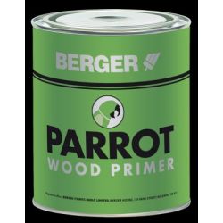 Berger 000 Parrot Wood Primer, Capacity 4l, Color White