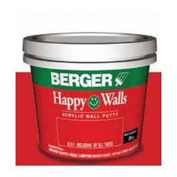 Berger 012 Happy Wall Acrylic Putty, Weight 10kg
