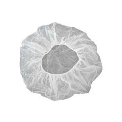 Shiva Industries SI-Buc Bouffant Cap, Color White, Weight 2.2kg