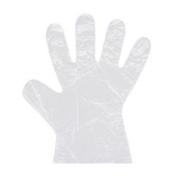 Shiva Industries SI-PG Poly Gloves, Color Clear White, Weight 0.5kg