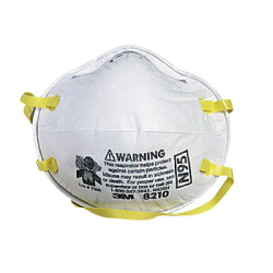 Shiva Industries SI-3MN95 3M  8210 N95 Disposable Face Mask, Color White, Weight 0.1kg
