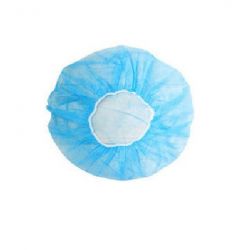 SE Disposable Non Woven Surgical Bouffant Cap, Ideal For Universal, Color Blue