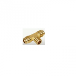 Super Tee Flare NPT, Size 5/16inch, Material Brass