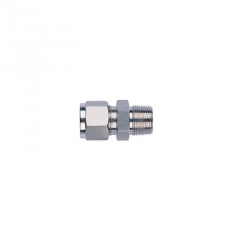 Super Male Connector, Size 8 x 1/4, Material S.S 304