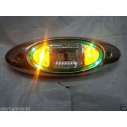 starlight Bumper & Under Hood Light with Polycarbonate Lens, Size 6inch, No. of LED 8, Color Amber