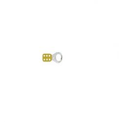 Asian Loto ALC -CHPV-Y Lockout Hasp, Size 38mm, Color Yellow