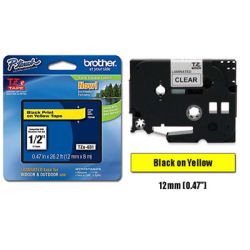 Brother TZe-631 Lable Tape, Color Black on Yellow, Size 12mm