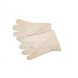 Samarth Cotton Canvas Hand Gloves, Color Natural