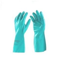 Nitri-Fit Super Nitrile Hand Gloves, Color Green