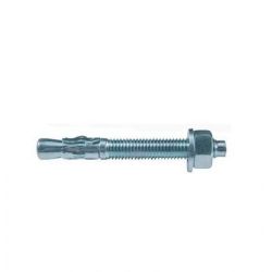 Fischer Wedge Anchor, Series FWA, Length 80mm, Drill Hole Dia 12mm, Material Zinc Plated Steel, Part Number F002.J45.647