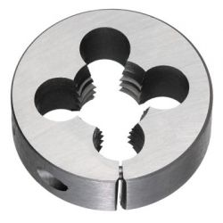 J.M Tools Co. Round Die, Outer Dia. 13/16inch, Size 1/16inch, Thread Type BSW