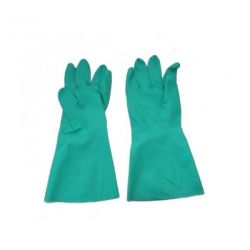 Partek Rubber Hand Gloves, Color Blue