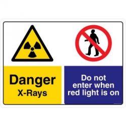 Safety Sign Store CW440-A2PC-01 Danger: X-Rays Sign Board