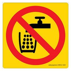 Safety Sign Store CW612-105AL-01 Do Not Drink-Graphic Sign Board