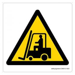 Safety Sign Store CW615-210V-01 Fork Lift Trucks-Graphic Sign Board