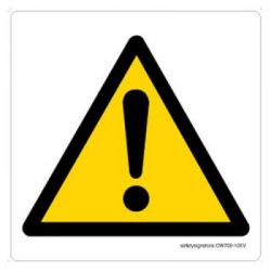 Safety Sign Store CW708-105AL-01 Danger:-Graphic Sign Board