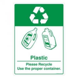 Safety Sign Store FS205-A4AL-01 Recyclable Plastic Sign Board