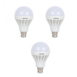 Frazzer LED Bulb Combo, Power 3 & 5 & 7, Weight 0.18kg, Base Type Pin B22