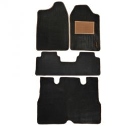 Leganza A2CW97-BLACKCar Footmat, Color Black, Material PVC, Finish Textured