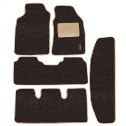 Leganza A2CW131-GREYCar Footmat, Color Grey, Material PVC, Finish Textured