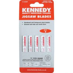 Kennedy KEN2401450K Jigsaw Blade Set, Wood Cutting Capacity 50mm