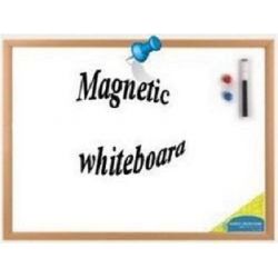 Asian Magnetic White Board, Size 900 x 1200mm, White Color