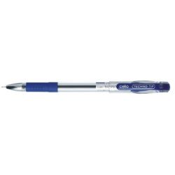 Cello Techno Tip Ball Point Pen, Blue Color, Metal Clip 0.7 mm, 20  Pens/Pack
