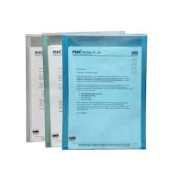 Solo MC 115 Document Bag - Zipper Closure (Landscape), Size F/C, Froste White Color