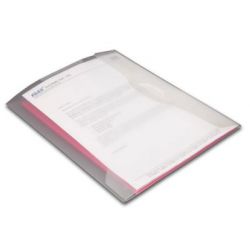 Solo CC 108 Secure Folder (with Twin Pocket), Size A4, Translucent White Color