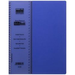 Solo NA 403 Premium Note Book (160 Pages), Size 28 x 21.5cm, Blue Color