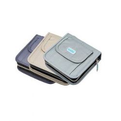 Solo CD 040 Computer CD Wallet, Zipper, 40 CD, Blue Color