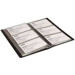 Solo BC 801 Business Cards Holder - 120 Cards, Black Color