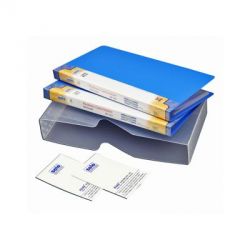 Solo BC 804 Business Cards Holder - 2x120 cards (In a case), Blue Color