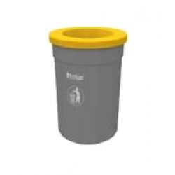 Frontier FLB-120 Bin with Funnel Shaped Lid, Capacity 120l