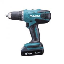 Makita DF457DWE Cordless Driver Drill, Weight 1.7kg, Voltage 18V, Speed 0- 1400/400rpm