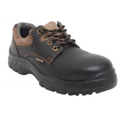 Lancer 106LA Safety Shoes, Size 9, Sole Type PU- Double Density, Toe Type Steel Toe