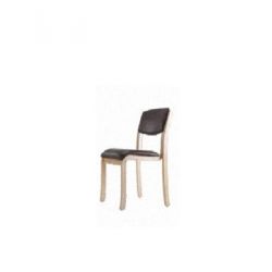 Wipro Wudmate Visitor Chair, Type Visitor, Understructure Wooden 4 Legged in Beech Colour, Upholstery Plano Fabric