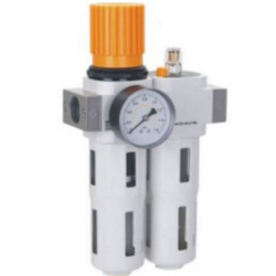 SPAC Pneumatic FAC4010-04 Filter Regulator Lubricator, Size 1/2inch, Operating Pressure 0.5 - 16kgf/sq cm, Pressure Gauge Port 1/4inch