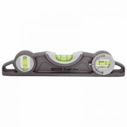 Stanley 43-609 FatMax Xtreme 180 Degree Adjustable Torpedo Level, Size 225mm