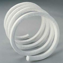 Spitmaan White Dry Asbestos Plaited Packing, Size 8mm